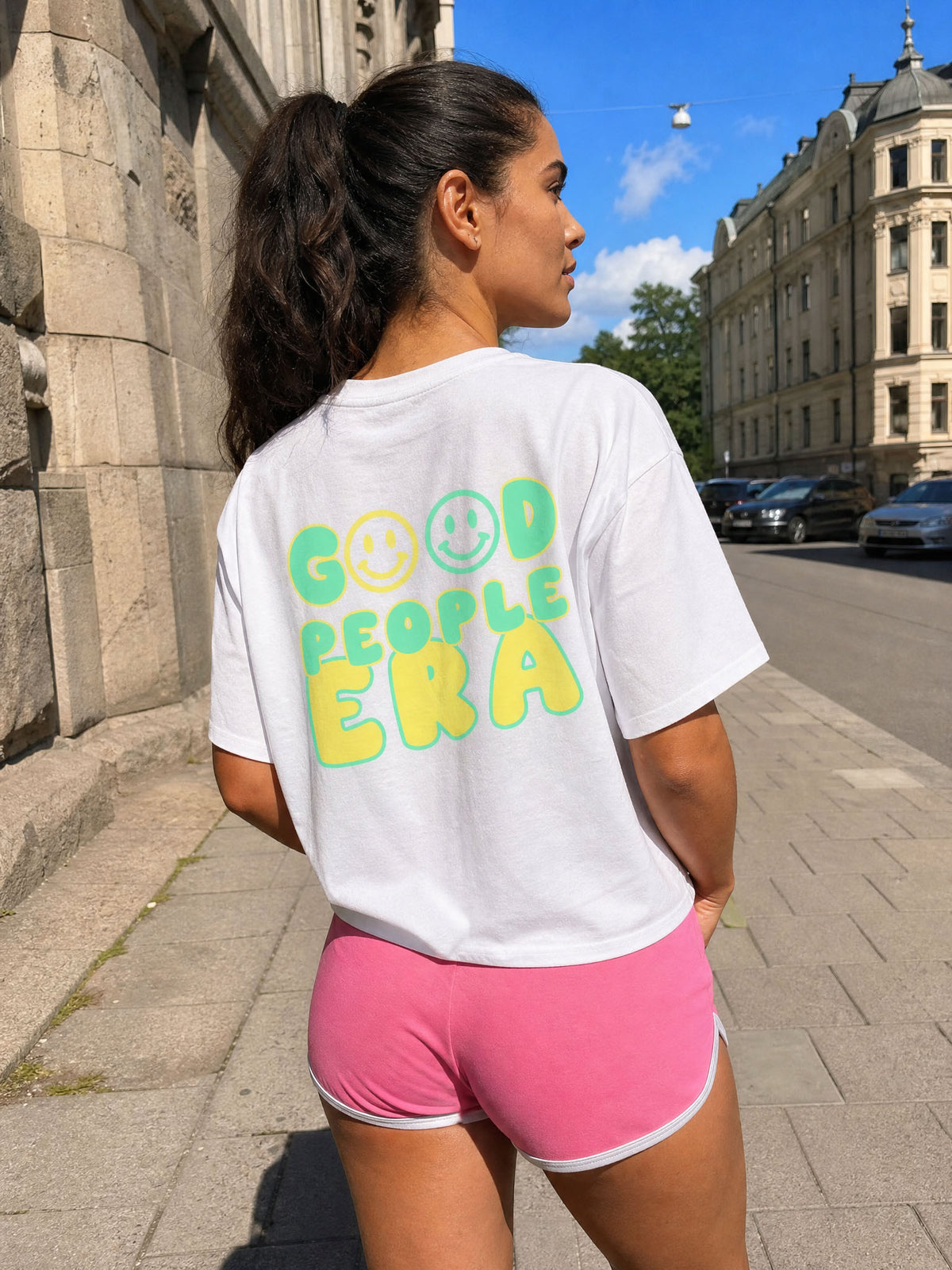 GOOD PEOPLE ERA - RELAXED BOXY FIT T-SHIRT AUS BIO-BAUMWOLLE