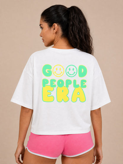 GOOD PEOPLE ERA - RELAXED BOXY FIT T-SHIRT AUS BIO-BAUMWOLLE