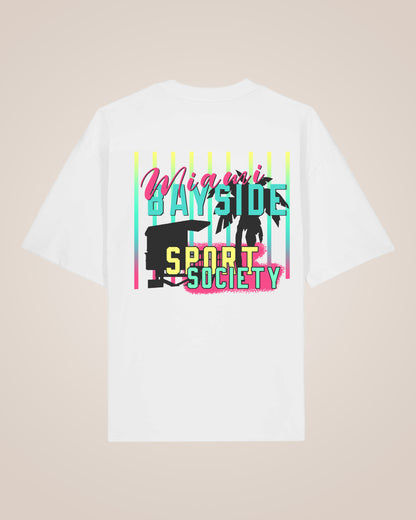 MIAMI BAYSIDE - HEAVY OVERSIZED FIT T-SHIRT AUS BIO-BAUMWOLLE